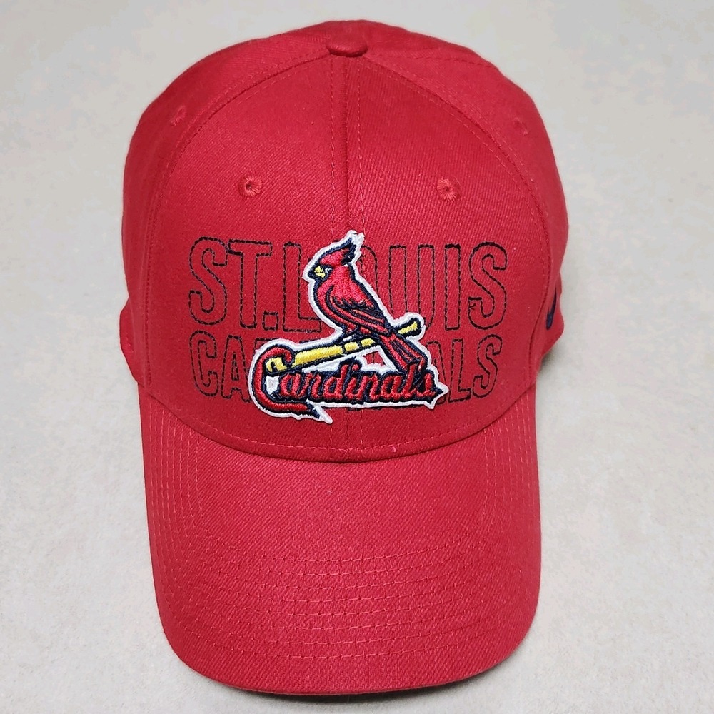 Nike St Louis Cardinals MLB Hat Red Stretch Fit Baseball Cap Mens OSFM F7BLM